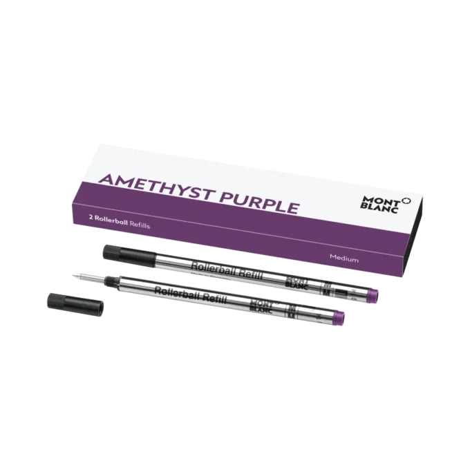 2 Rollerball-Minen, Amethyst Purple – Medium