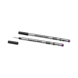 2 Rollerball-Minen, Amethyst Purple – Medium