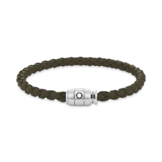 Armband Large, weiches Leder, Khaki