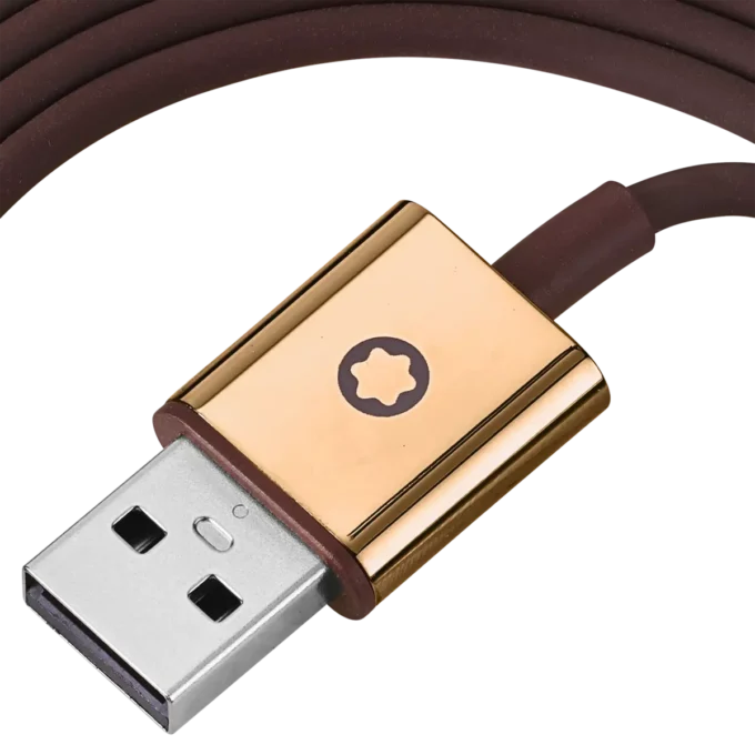 Braunes Kabelset für Montblanc MB 01 Kopfhörer