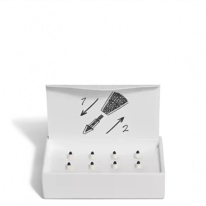 Ersatzspitzen aus Leinen für den Montblanc Digital Pen in der Farbe Elfenbein