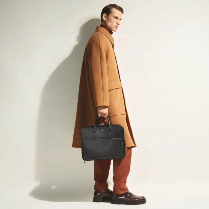 Maßgeschneiderte mittelgroße Dokumententasche mit Tasche