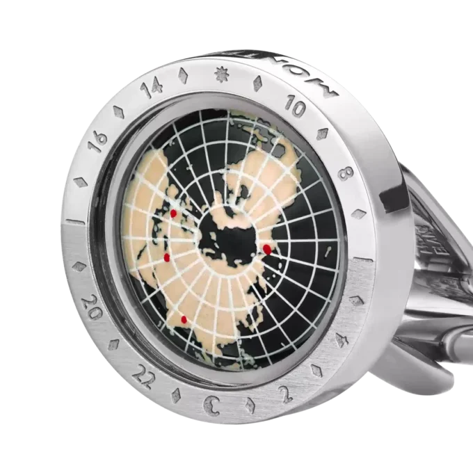 Montblanc 1858 Geosphere Manschettenknöpfe Schwarz