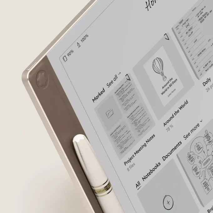 Montblanc Digital Paper Elixir Gold