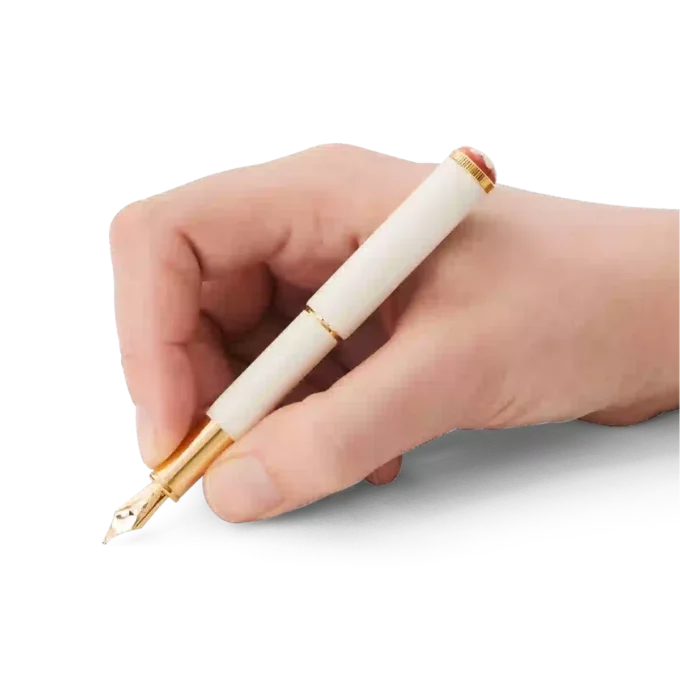 Montblanc Heritage Rouge et Noir „Baby” Sonderedition in Elfenbeinfarbe Füllfederhalter