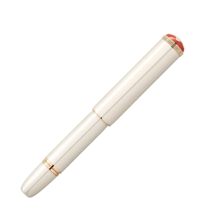 Montblanc Heritage Rouge et Noir „Baby“ Sonderedition Rollerball in Elfenbeinfarbe