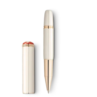 Montblanc Heritage Rouge et Noir „Baby“ Sonderedition Rollerball in Elfenbeinfarbe