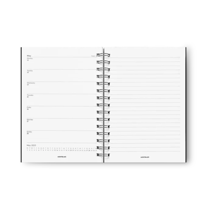 Envelope Notebook-Nachfüllpackung Nr. 146 klein, schwarz – Kalender 18 Monate