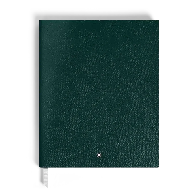 Notizbuch groß, Saffiano-Leder, British Green – linierte Seiten Notizbuch groß, Saffiano-Leder, British Green – linierte Seiten