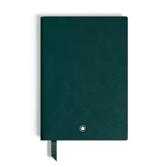Notizbuch Medium, Saffiano-Leder, British Green – linierte Seiten