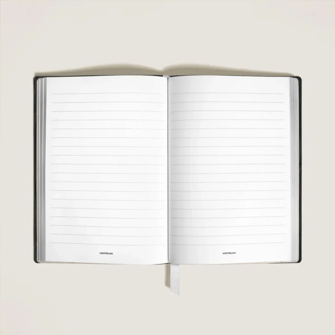 Notizbuch mittlerer Größe aus Corteccia-Leder, linierte Seiten