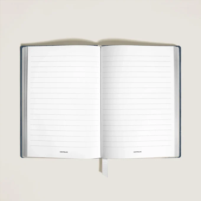 Notizbuch mittlerer Größe aus Corteccia-Leder, linierte Seiten