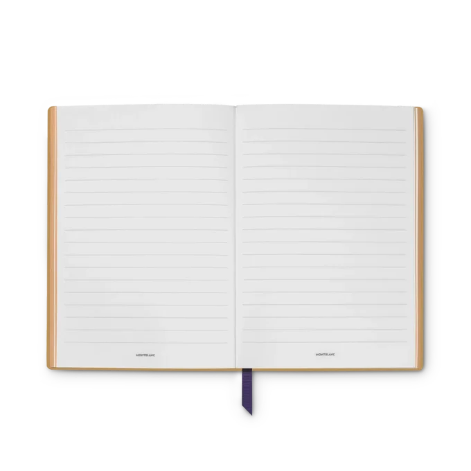 Notizbuch Nr. 146 klein, Masters of Art Homage to Gustav Klimt, goldfarben – liniert