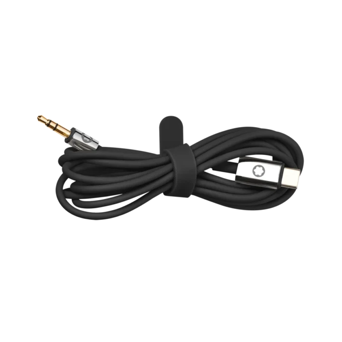 Schwarzes Reiseset für Montblanc MB 01 Kopfhörer