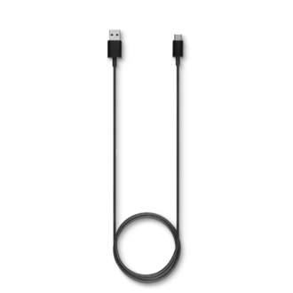 Schwarzes USB-C-Kabel