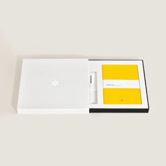 Set mit PIX Rollerball Gelb & Notizbuch #146 Gelb (liniert)