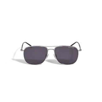 Squared Titanium Silver Col Frame